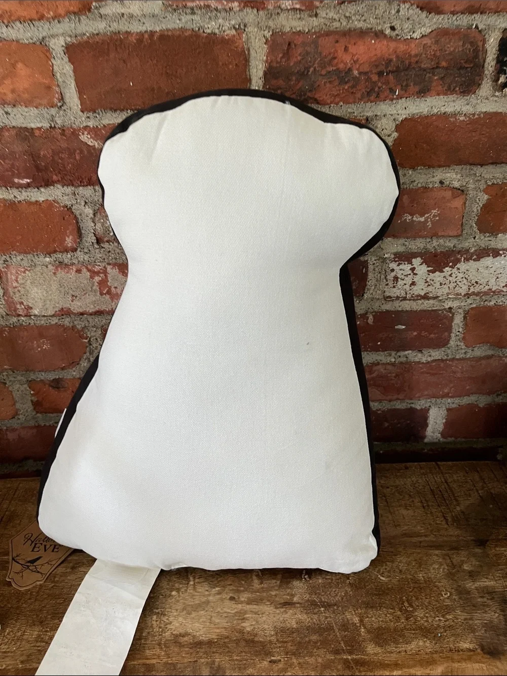 Decorative Halloween Trick or Treat Dog Pillow - White and Black